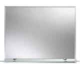 Fazeta zrcadlo 60 x 50 cm polička MILANO